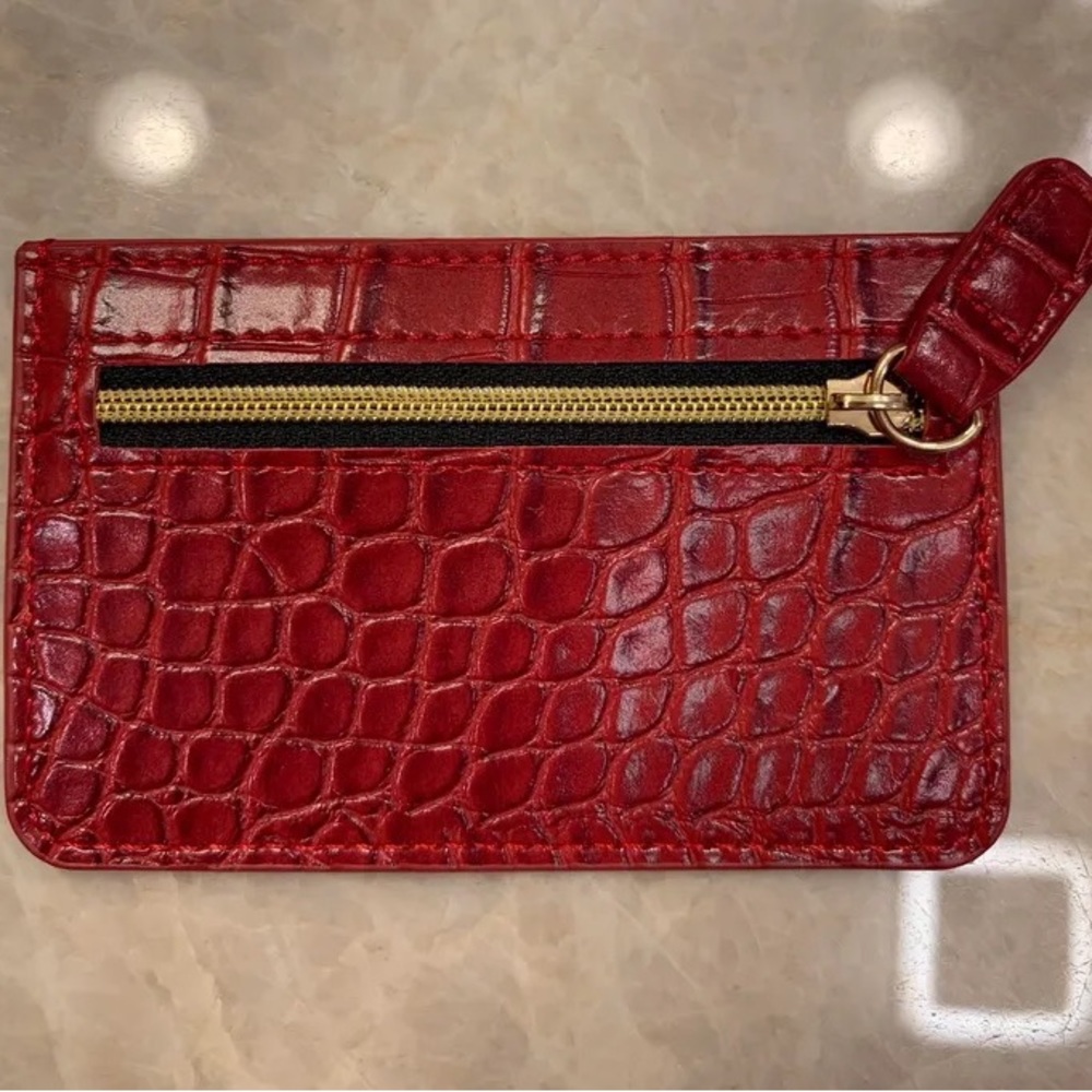 B-low the Belt Crocodile Card Holder
